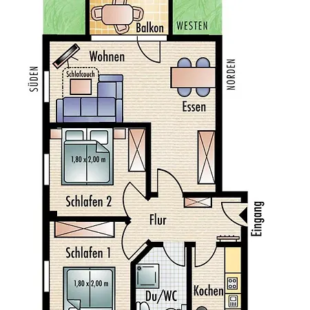 Boddenblick Wiek auf Ruegen