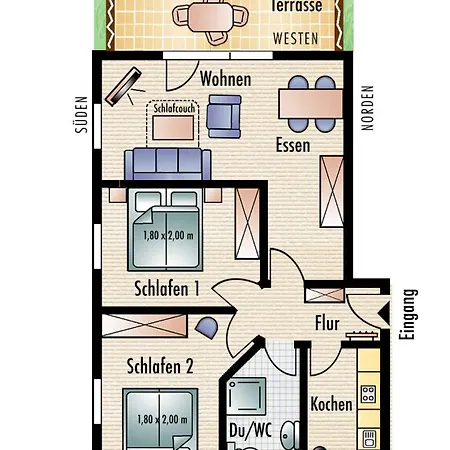 Appartement Boddenblick