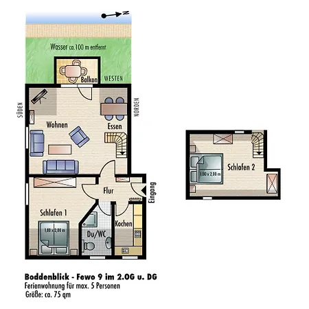 Boddenblick Appartement *