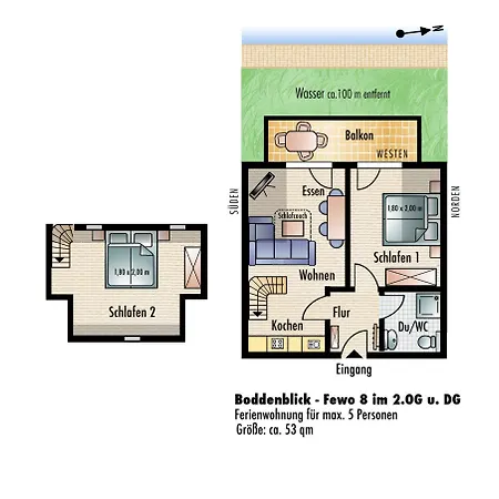 Boddenblick Appartement *